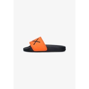 Sun68 SLIPPERS.NERO/ARANCIO...